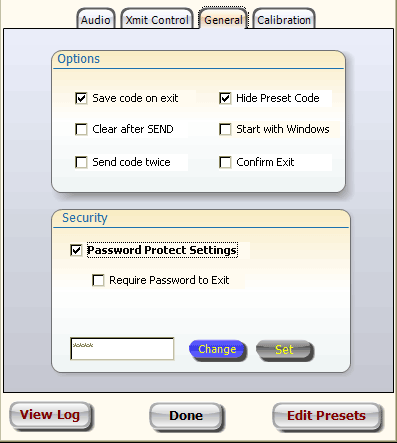 General Settings