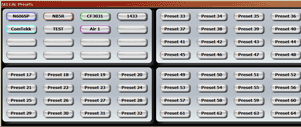 SELCAL Presets Panel