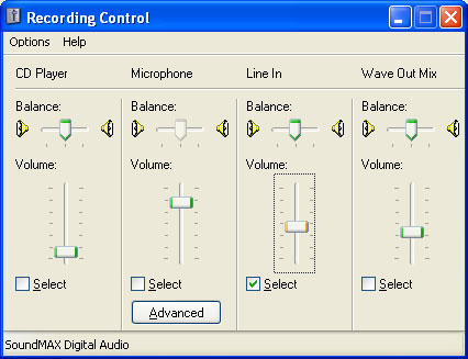 Windows Recording Control